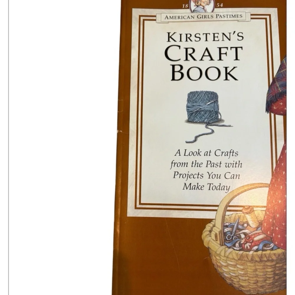 AMERICAN GIRL 1994 Kirsten's Craft Book Original Softback VINTAGE - Picture 3 of 11